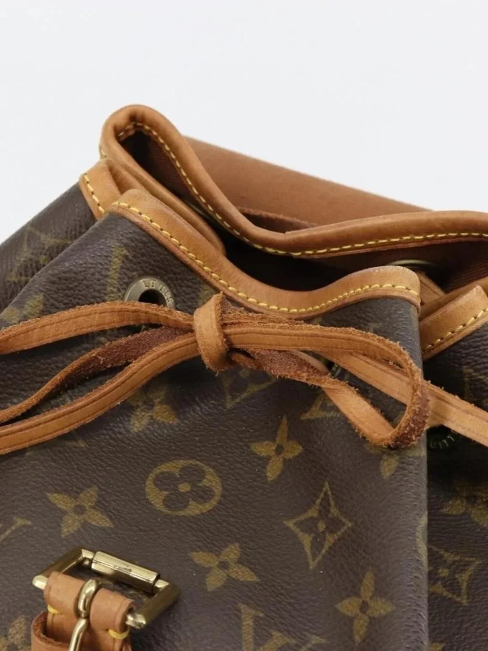 LOUIS VUITTON Monogram Montsouris MM Backpack M51136 LV Auth 184664A